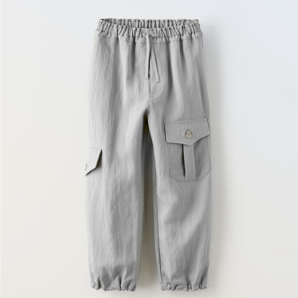 Zara Girls lightweight Cargo Pants size 11/12